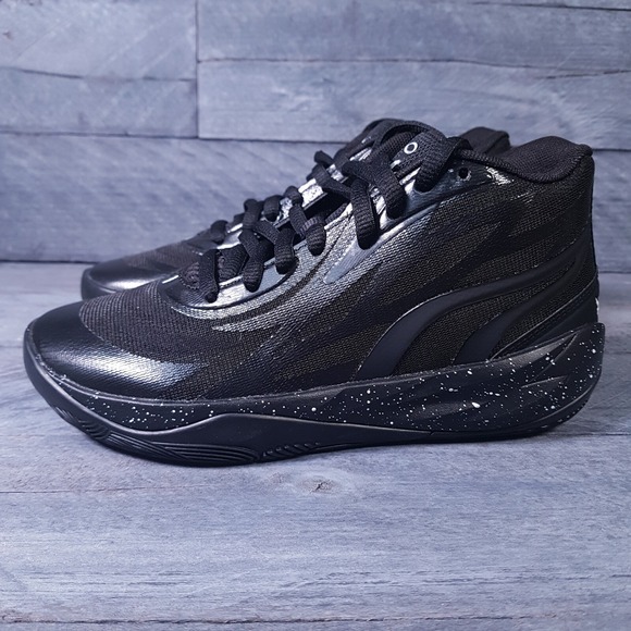 PUMA Lamelo Ball MB.02 'Oreo' Basketball Shoes Big Kids Mens 6‎ Womens 7.5 Black
